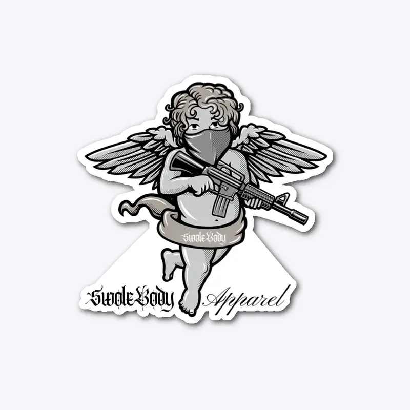 SwoleBody Apparel Angel Sticker